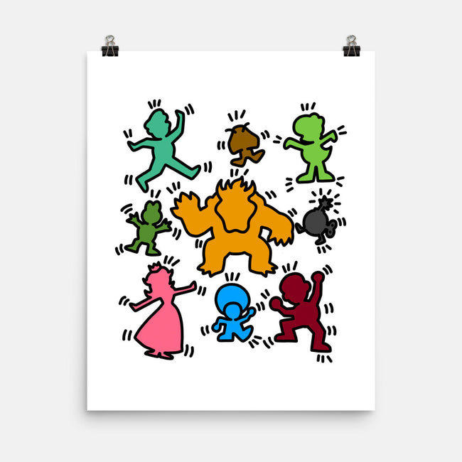 Classic Game Doodle-None-Matte-Poster-rmatix