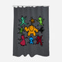 Classic Game Doodle-None-Polyester-Shower Curtain-rmatix