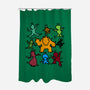 Classic Game Doodle-None-Polyester-Shower Curtain-rmatix
