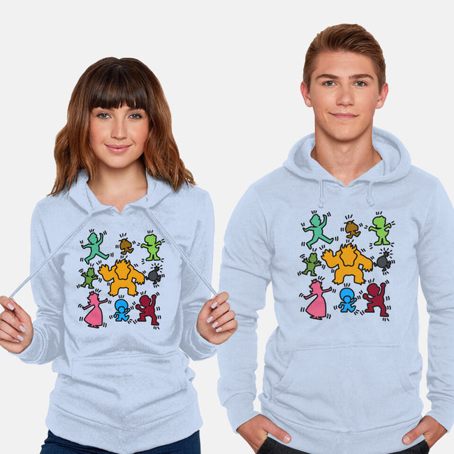 Classic Game Doodle-Unisex-Pullover-Sweatshirt-rmatix