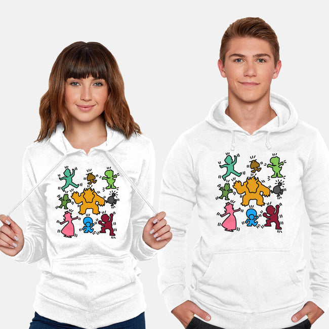 Classic Game Doodle-Unisex-Pullover-Sweatshirt-rmatix