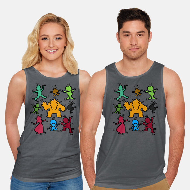 Classic Game Doodle-Unisex-Basic-Tank-rmatix