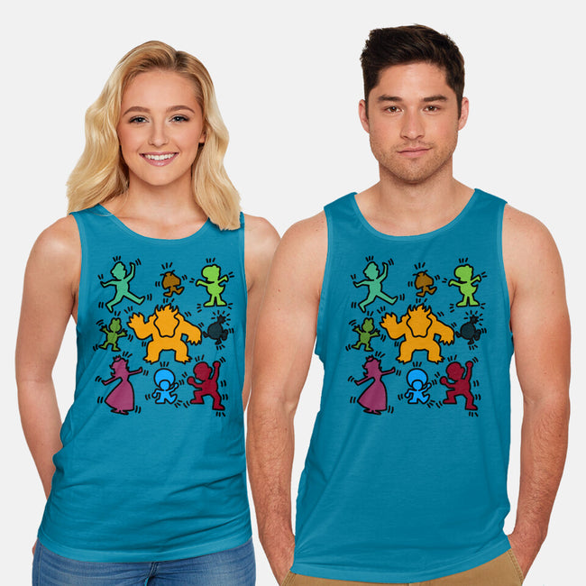 Classic Game Doodle-Unisex-Basic-Tank-rmatix