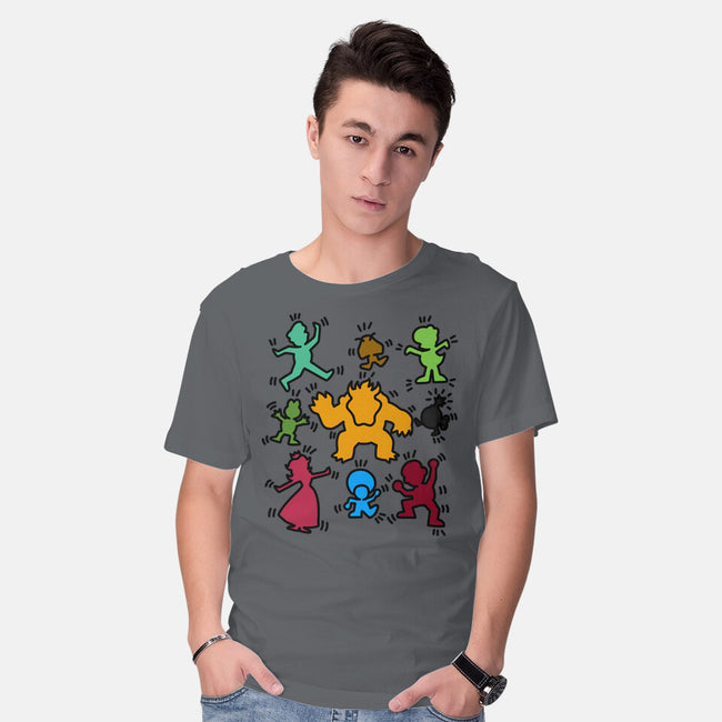 Classic Game Doodle-Mens-Basic-Tee-rmatix