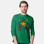 Classic Game Doodle-Mens-Long Sleeved-Tee-rmatix