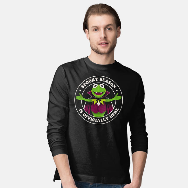Spooky Season Is Here-Mens-Long Sleeved-Tee-Eoli Studio