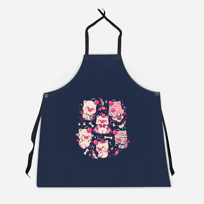 Creepy Cuties-Unisex-Kitchen-Apron-Arigatees