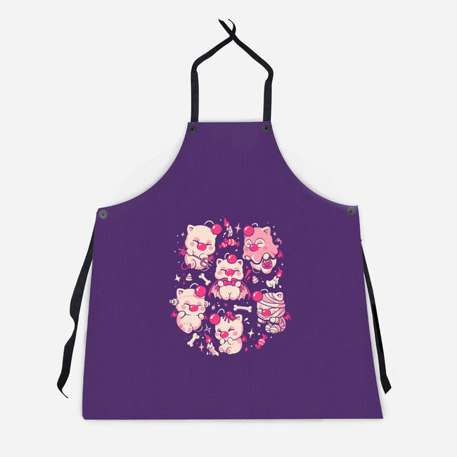 Creepy Cuties-Unisex-Kitchen-Apron-Arigatees