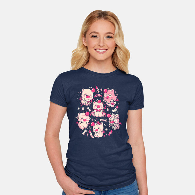 Creepy Cuties-Womens-Fitted-Tee-Arigatees