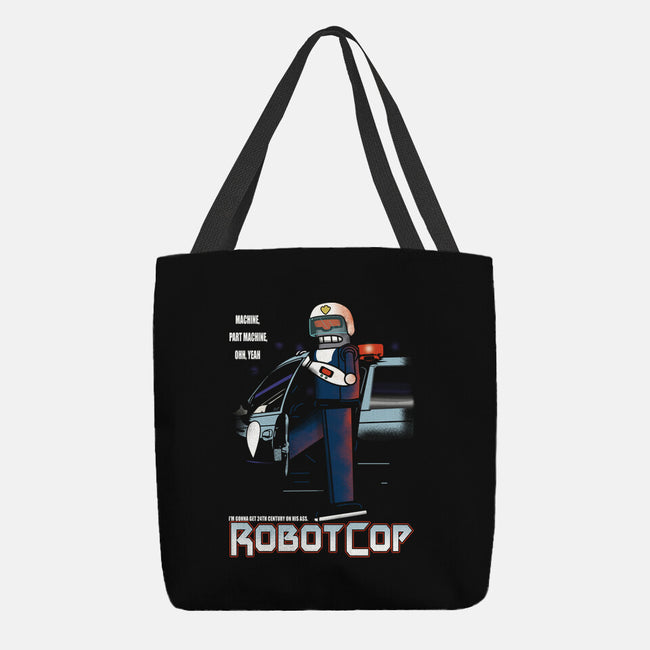 Robotcop-None-Basic Tote-Bag-piercek26