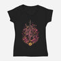 The Forgotten One-Womens-V-Neck-Tee-Estudio Horta