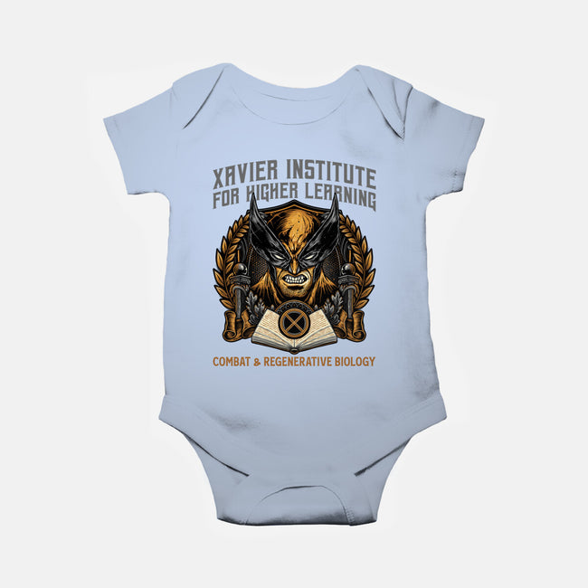 Combat And Regenerative Biology-Baby-Basic-Onesie-glitchygorilla