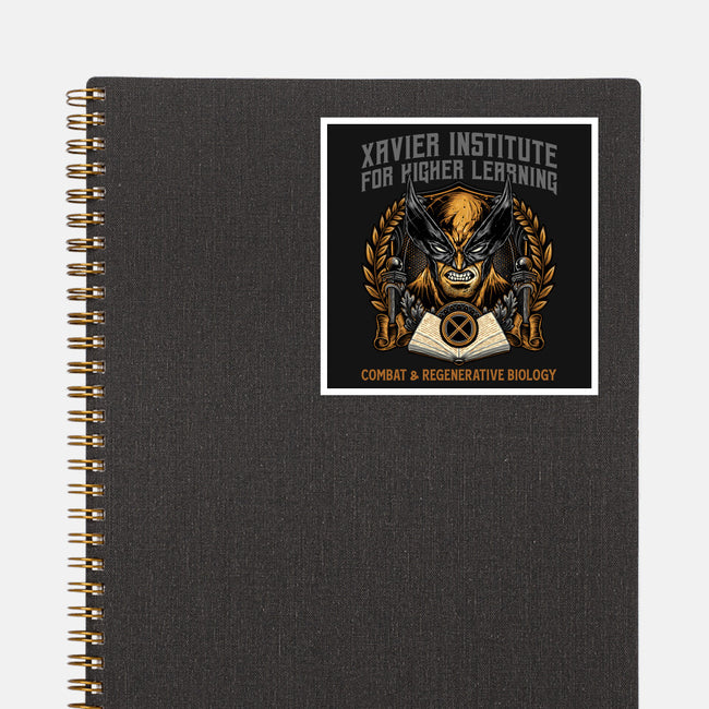 Combat And Regenerative Biology-None-Glossy-Sticker-glitchygorilla