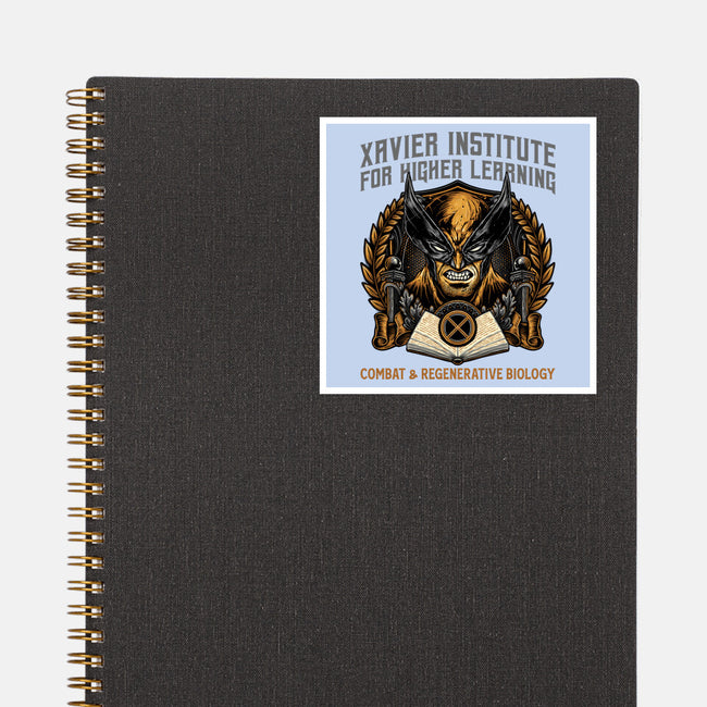 Combat And Regenerative Biology-None-Glossy-Sticker-glitchygorilla