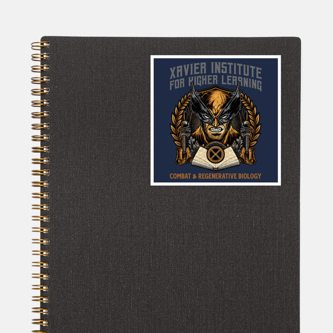 Combat And Regenerative Biology-None-Glossy-Sticker-glitchygorilla