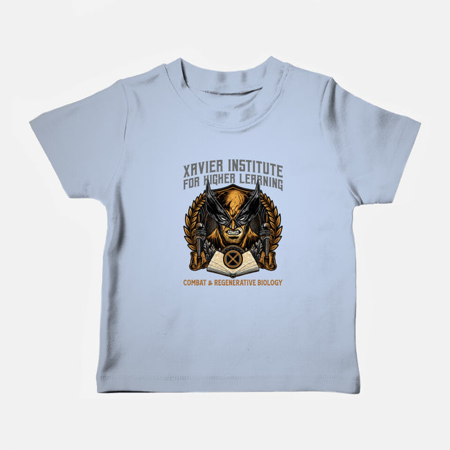 Combat And Regenerative Biology-Baby-Basic-Tee-glitchygorilla