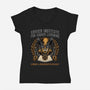 Combat And Regenerative Biology-Womens-V-Neck-Tee-glitchygorilla