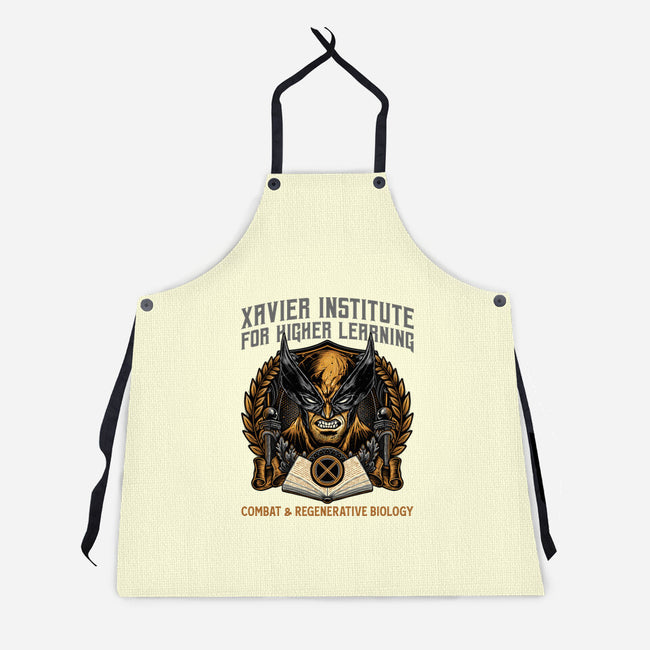 Combat And Regenerative Biology-Unisex-Kitchen-Apron-glitchygorilla