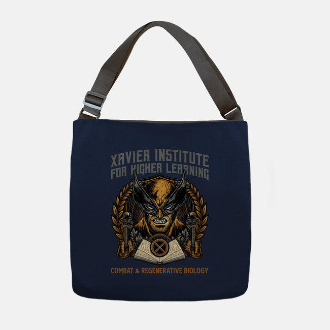 Combat And Regenerative Biology-None-Adjustable Tote-Bag-glitchygorilla