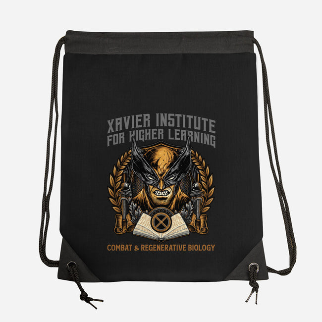 Combat And Regenerative Biology-None-Drawstring-Bag-glitchygorilla
