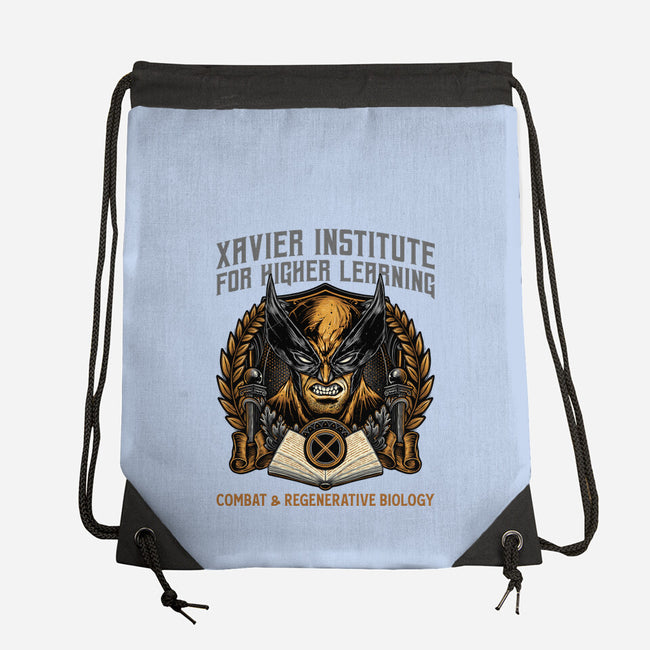 Combat And Regenerative Biology-None-Drawstring-Bag-glitchygorilla