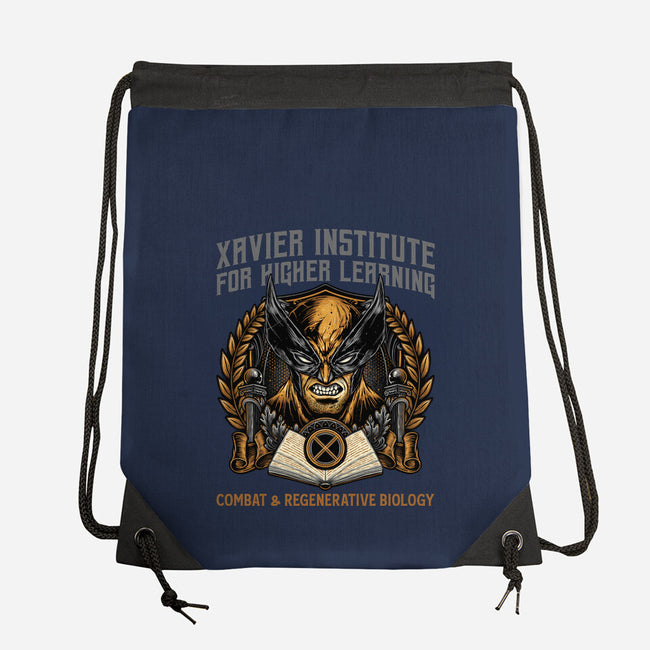 Combat And Regenerative Biology-None-Drawstring-Bag-glitchygorilla