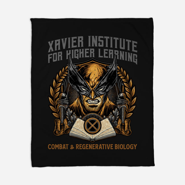 Combat And Regenerative Biology-None-Fleece-Blanket-glitchygorilla