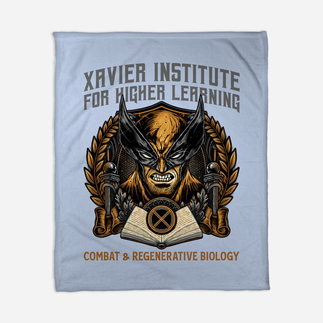 Combat And Regenerative Biology-None-Fleece-Blanket-glitchygorilla