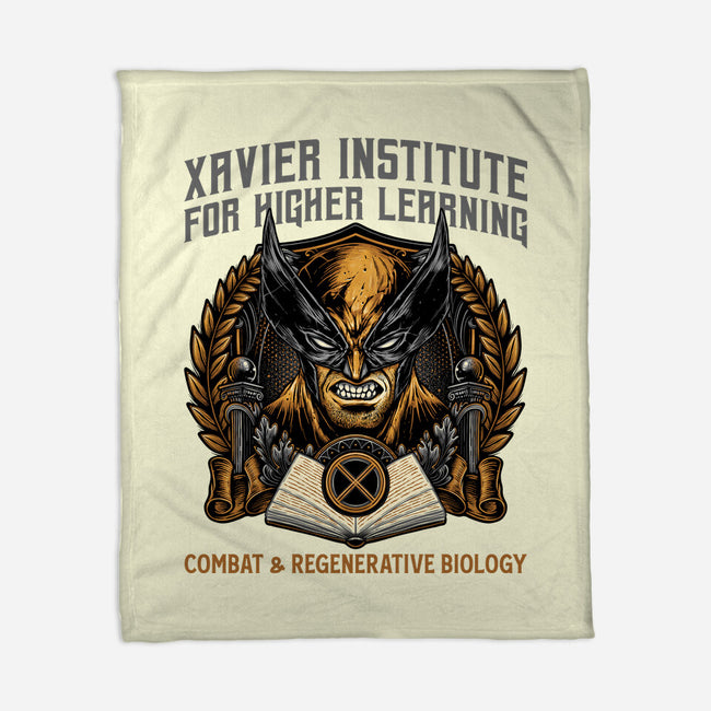 Combat And Regenerative Biology-None-Fleece-Blanket-glitchygorilla