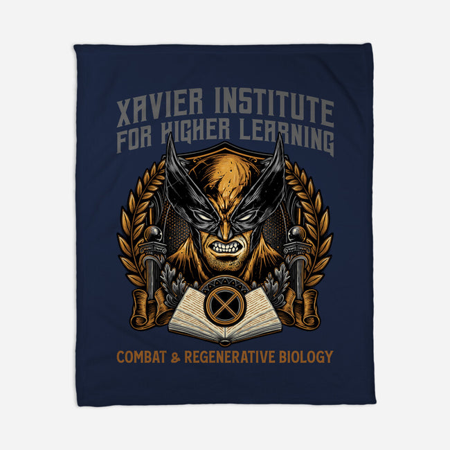 Combat And Regenerative Biology-None-Fleece-Blanket-glitchygorilla