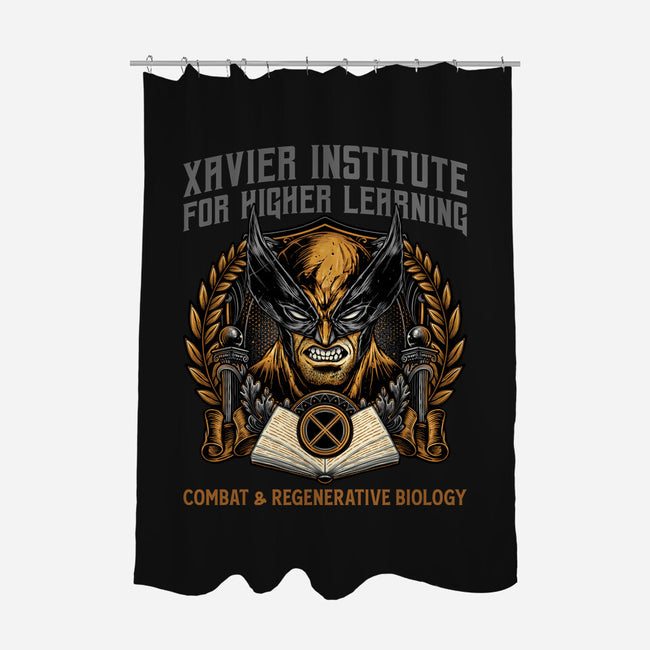 Combat And Regenerative Biology-None-Polyester-Shower Curtain-glitchygorilla