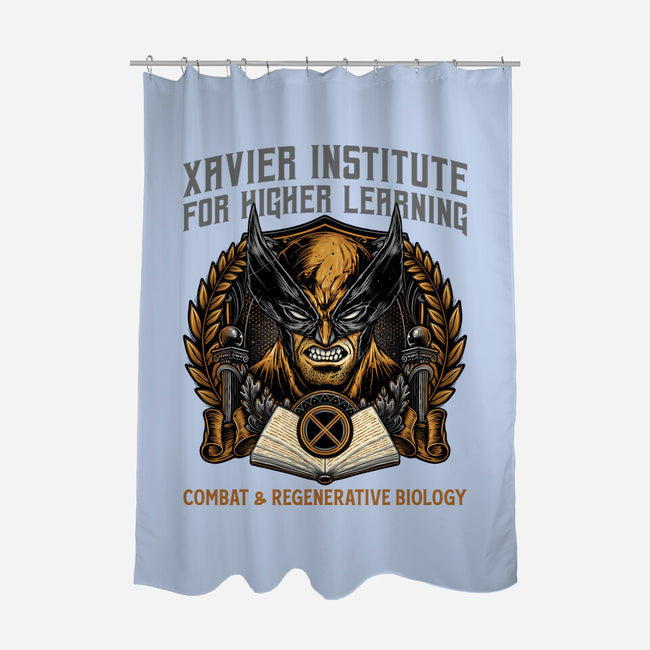 Combat And Regenerative Biology-None-Polyester-Shower Curtain-glitchygorilla