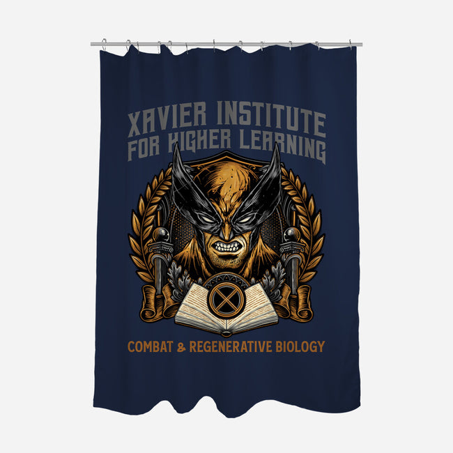 Combat And Regenerative Biology-None-Polyester-Shower Curtain-glitchygorilla