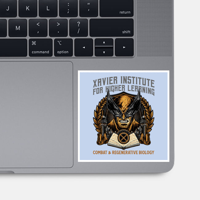 Combat And Regenerative Biology-None-Glossy-Sticker-glitchygorilla