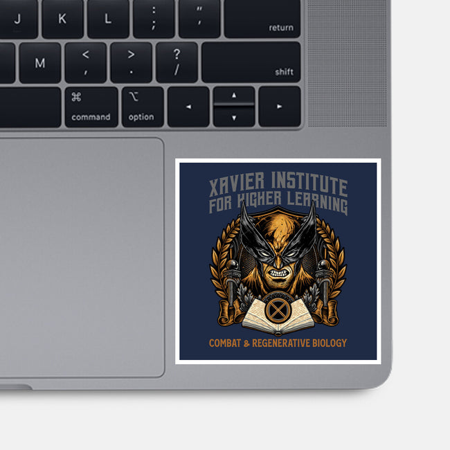 Combat And Regenerative Biology-None-Glossy-Sticker-glitchygorilla