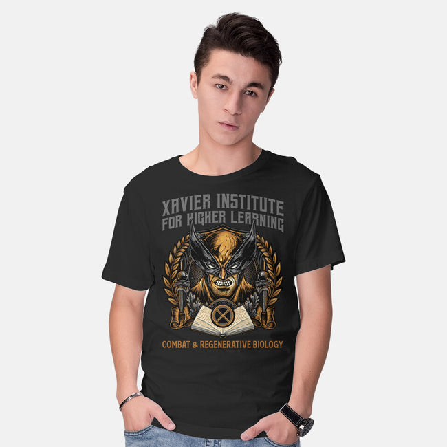 Combat And Regenerative Biology-Mens-Basic-Tee-glitchygorilla
