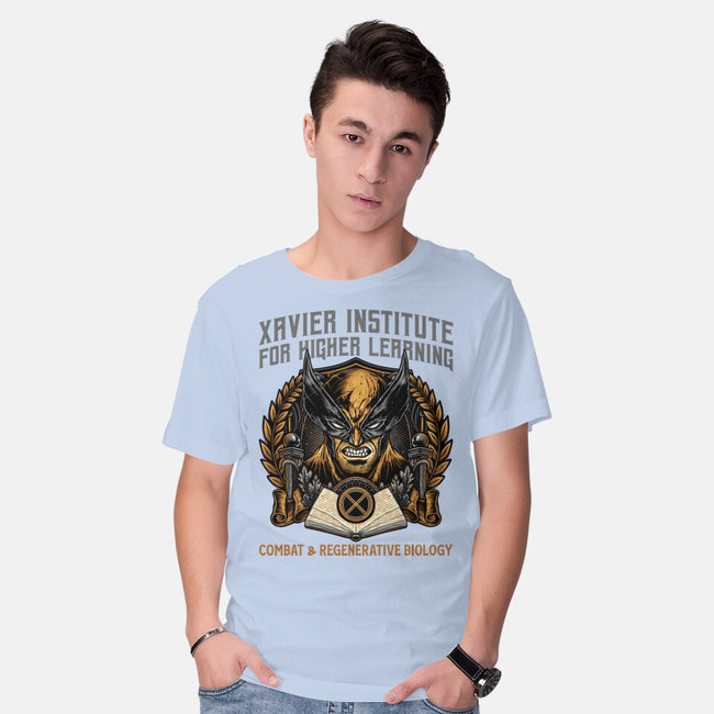 Combat And Regenerative Biology-Mens-Basic-Tee-glitchygorilla