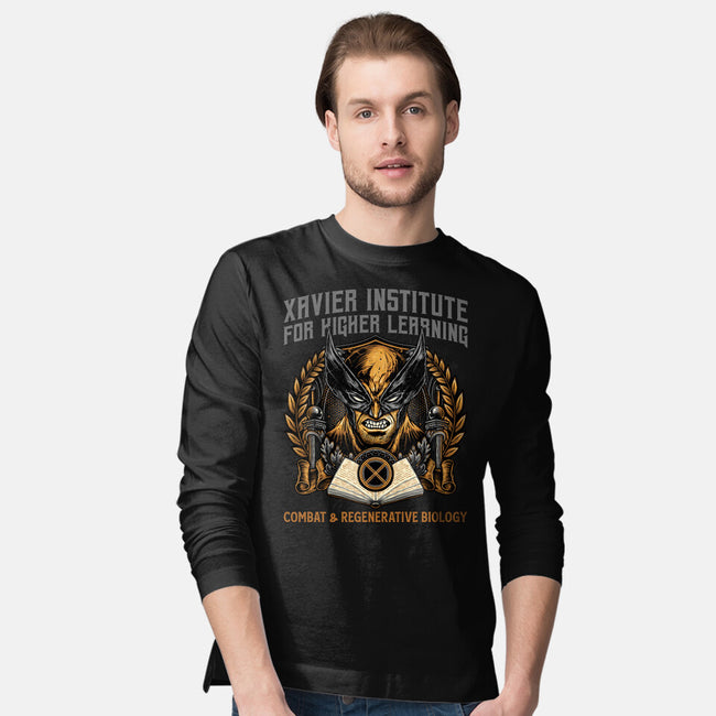 Combat And Regenerative Biology-Mens-Long Sleeved-Tee-glitchygorilla