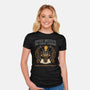 Combat And Regenerative Biology-Womens-Fitted-Tee-glitchygorilla