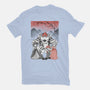 Mushroom Club Sumi-E-Unisex-Basic-Tee-Astrobot Invention