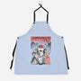 Mushroom Club Sumi-E-Unisex-Kitchen-Apron-Astrobot Invention