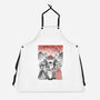 Mushroom Club Sumi-E-Unisex-Kitchen-Apron-Astrobot Invention