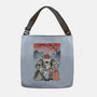 Mushroom Club Sumi-E-None-Adjustable Tote-Bag-Astrobot Invention