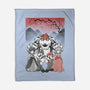 Mushroom Club Sumi-E-None-Fleece-Blanket-Astrobot Invention