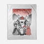 Mushroom Club Sumi-E-None-Fleece-Blanket-Astrobot Invention