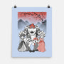 Mushroom Club Sumi-E-None-Matte-Poster-Astrobot Invention
