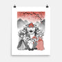 Mushroom Club Sumi-E-None-Matte-Poster-Astrobot Invention