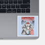 Mushroom Club Sumi-E-None-Glossy-Sticker-Astrobot Invention