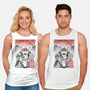 Mushroom Club Sumi-E-Unisex-Basic-Tank-Astrobot Invention