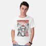 Mushroom Club Sumi-E-Mens-Basic-Tee-Astrobot Invention